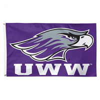 Flag - 3'x5' Flag with Mascot in Middle with UWW Underneath