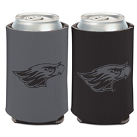 Koozie - 2 Sided Black with Outlined Mascot and Gray with Outlined Mascot