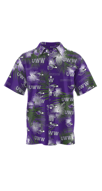 Prosphere Hawaiian Button Down Shirt UWW Design