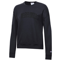 Champion Crewneck Sweatshirt Warhawks Black Embroidered