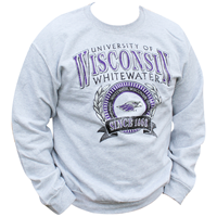 New Agenda Crewneck Sweatshirt Full Uni Name over Faux Seal