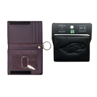 ID Holder - Leather Velcrow ID Holder Wallet with Mascot