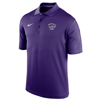 Dri-Fit Polo with Embroidered UW-Whitewater arched over Mascot and Alumni