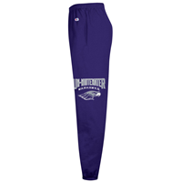 Sweatpants with UW-Whitewater Warhawks with Large Mascot
