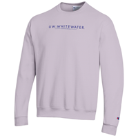 Champion Crewneck Sweatshirt UW-Whitewater over Small Warhawks with Line Design