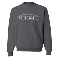 Freedomwear Crewneck Sweatshirt with University of Wisconsin Whitewater over 1868