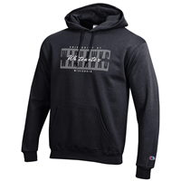 Hooded Sweatshirt with Full Uni Box Print Design and Script Lettering