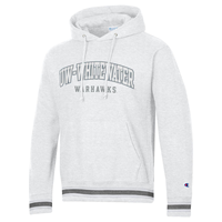 Hooded Sweatshirt with Tackle Twill Lettering and Embroidered UW-Whitewater over Warhawks