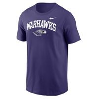 Nike T-Shirt Warhawks arched over Mascot