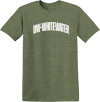 College House T-Shirt UW-Whitewater with Slight Arch Design