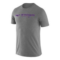 Dri-Fit T-Shirt with Mascot next to UW-Whitewater over Football