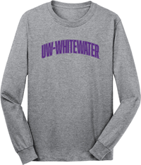 College House Tall Long Sleeve UW-Whitewater with Slight Arch