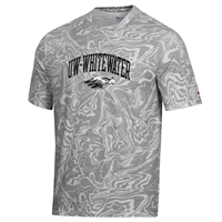 T-Shirt Marble Swirl with UW-Whitewater over Mascot