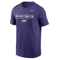 Nike Sports T-Shirt UW-Whitewater over Marching Band over Mascot