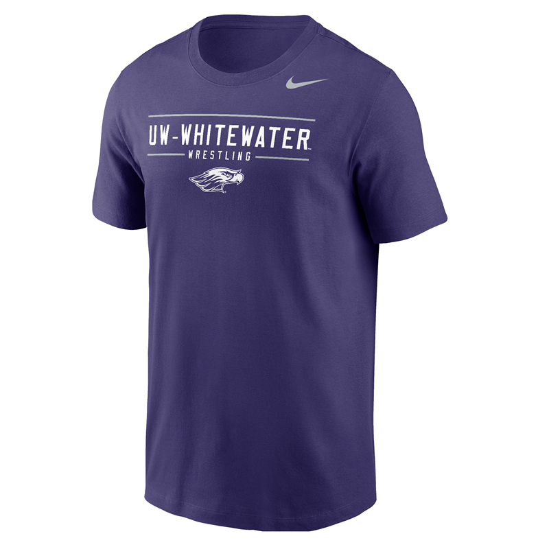 Nike Sports T Shirt UW Whitewater over Wrestling over Mascot UW Whitewater Bookstore