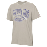 Champion T-Shirt Distressed Warhawks over Mascot