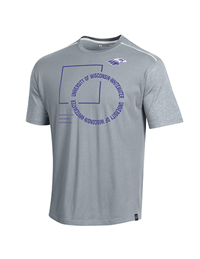 Under Armour T-Shirt Grey Mascot over Full Uni Shape Design