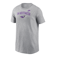 Nike Youth T-Shirt UW-Whitewater arched over Mascot